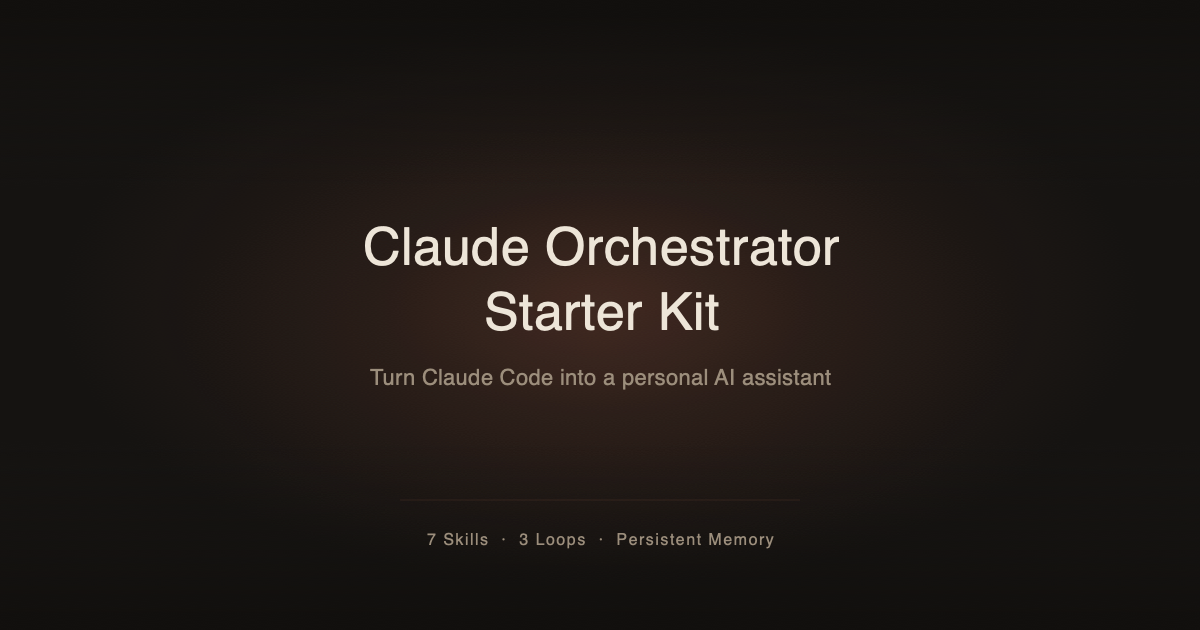 Claude Orchestrator Starter Kit